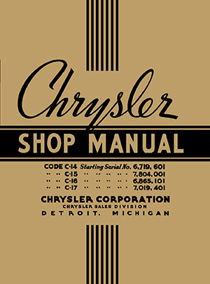 Chrysler Shop Manual